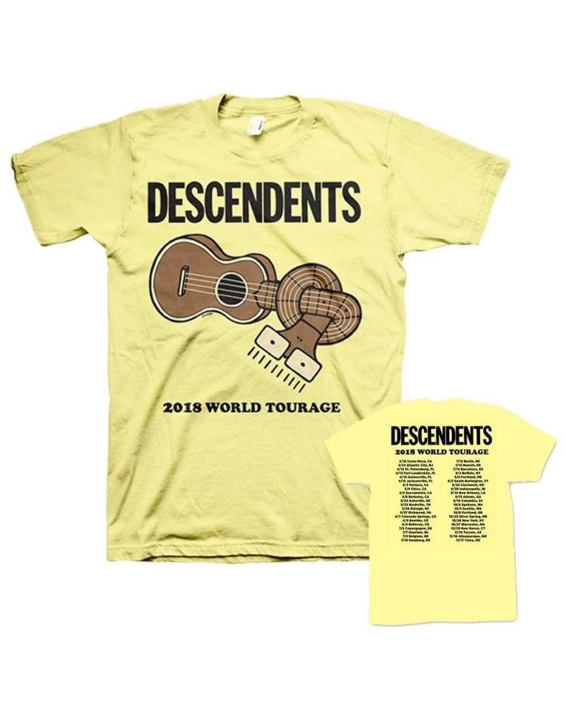 Descendents 2018 World Tourage 2018 Tee (Yellow) $7.16 Shirts