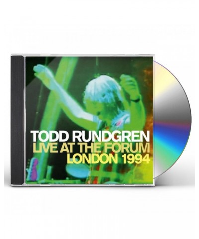 Todd Rundgren LIVE AT THE FORUM: LONDON 1994 CD $9.60 CD