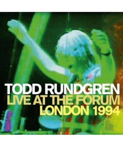 Todd Rundgren LIVE AT THE FORUM: LONDON 1994 CD $9.60 CD