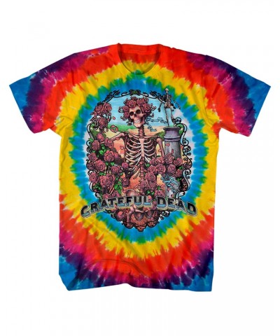 Grateful Dead T-Shirt | Bertha Skeleton Rainbow Tie Dye Shirt $4.31 Shirts